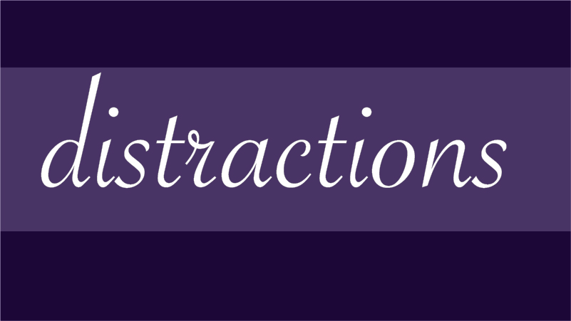 Here is a youth group lesson about the goal of our lives is to focus on Jesus. Instead of focusing on the distractions of life, it’s important to focus on God. Sometimes the distractions actually help us see God more clearly.