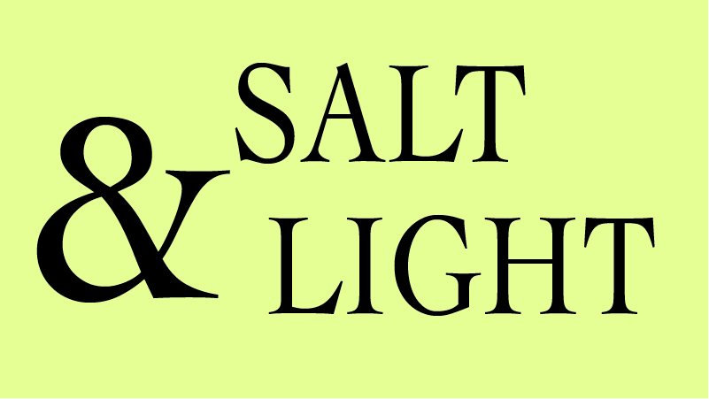 Light from salt 