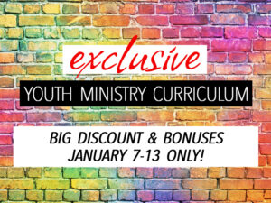one year of strategic youth ministry curriculum