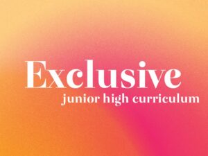 junior high youth group curriculum