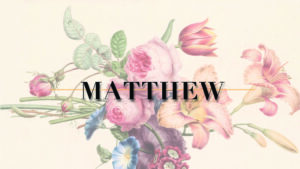 A new 4-week small group Bible study series on the book of Matthew helping students understand the Gospel (or good news) of Jesus.