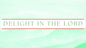 youth bible study delight in the lord