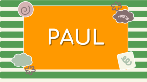 Sunday school lessons youth Paul