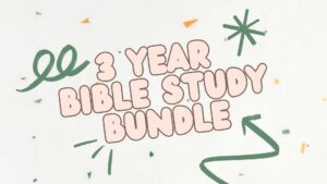 youth bible study curriculum three years