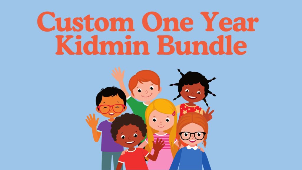 custom one year children's bible lessons sunday school