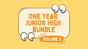 one year middle school bible lessons volume 2