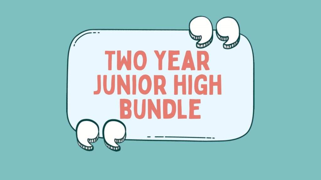 2 year middle school bible lessons bundle