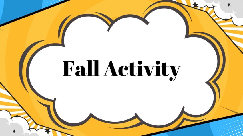 Free Children's Ministry Fall Activity