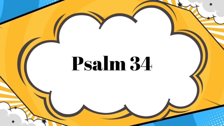 Free Children's Ministry Game on Psalm 34