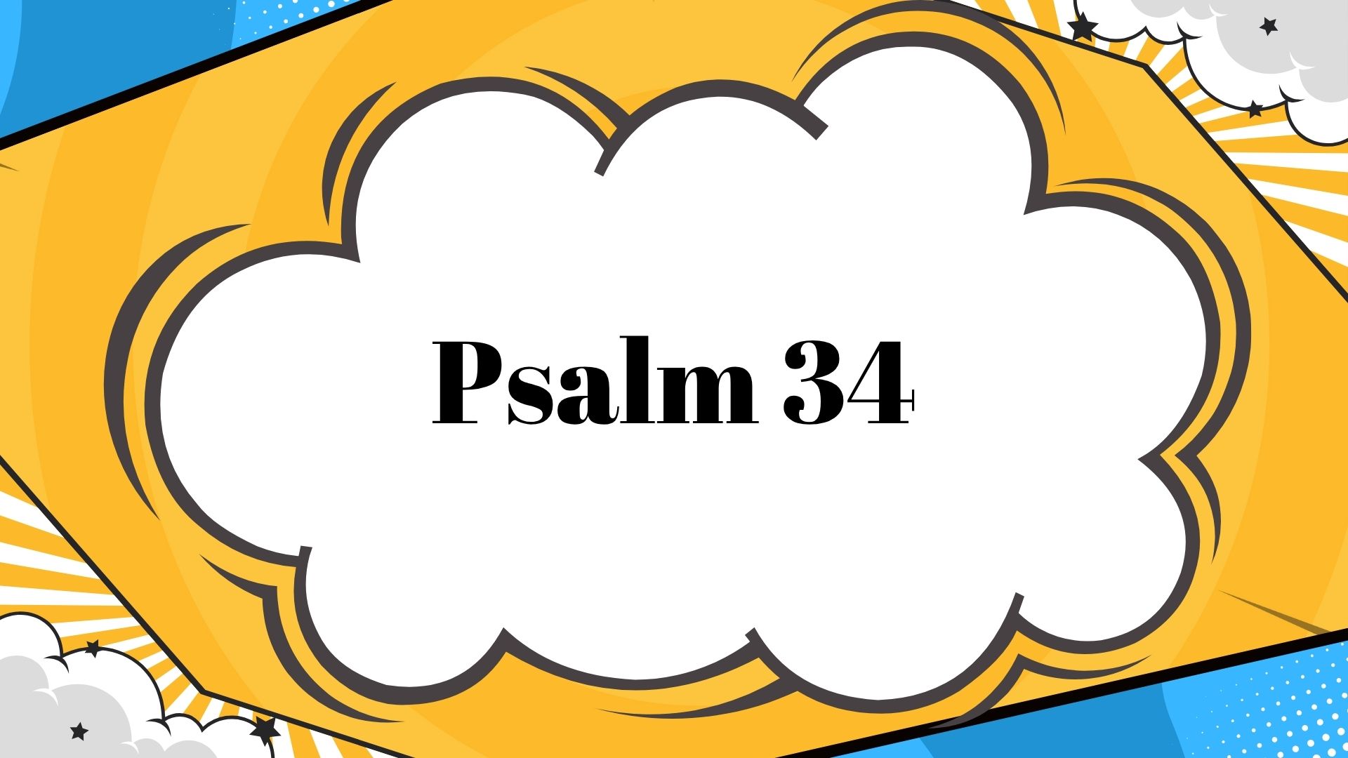 Free Children's Ministry Game on Psalm 34