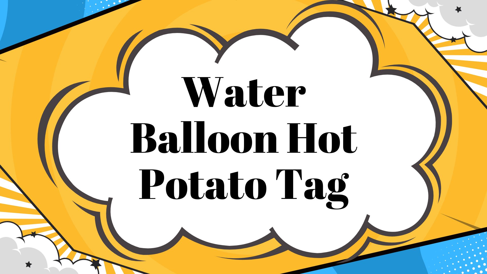 Free Kidmin Summer Game - Water Balloon Hot Potato Tag