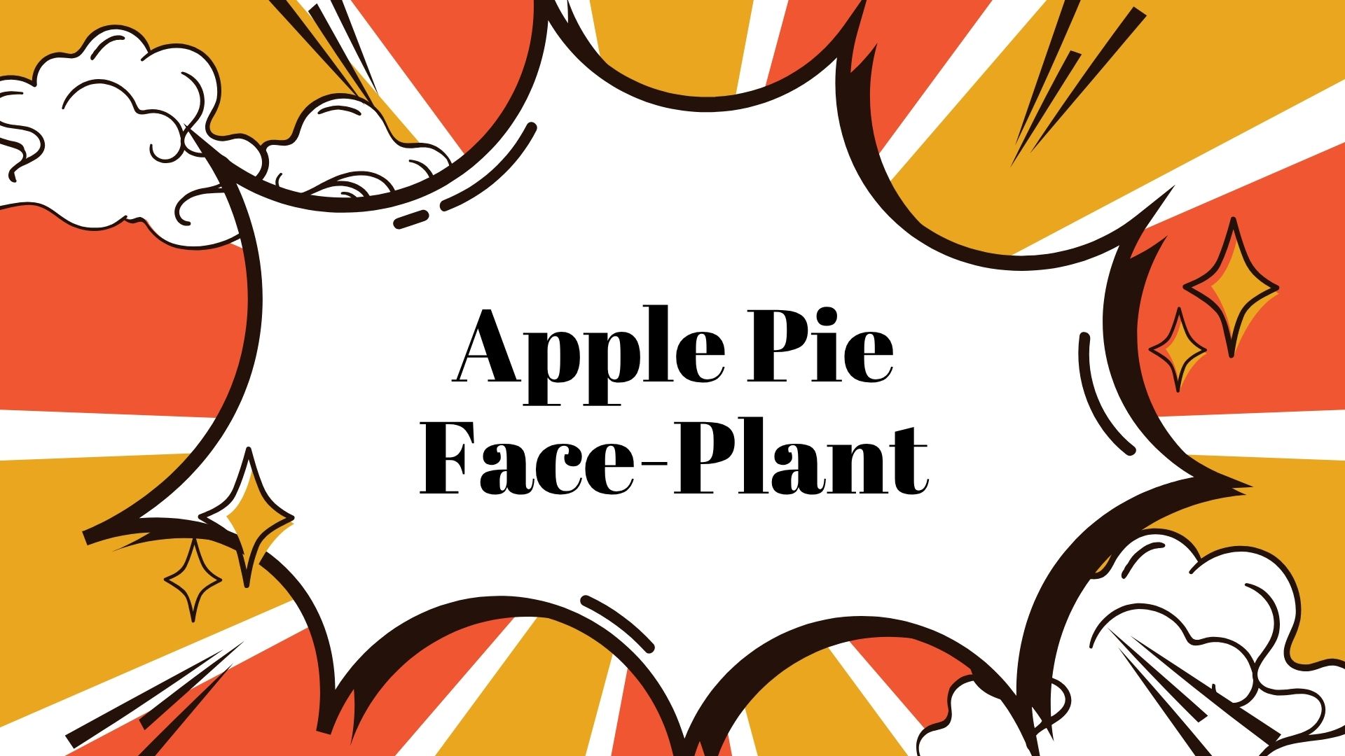 Free One Minute Kidmin Challenge - Apple Pie Face-Plant